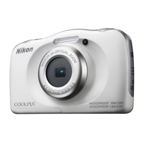 Цифровой фотоаппарат Nikon Coolpix W100 White - фото 1