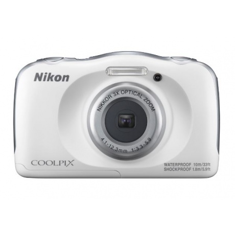 Цифровой фотоаппарат Nikon Coolpix W100 White - фото 3