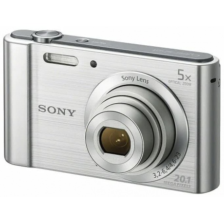 Фотоаппарат Sony Cyber-shot DSC-W800 серебристый - фото 1