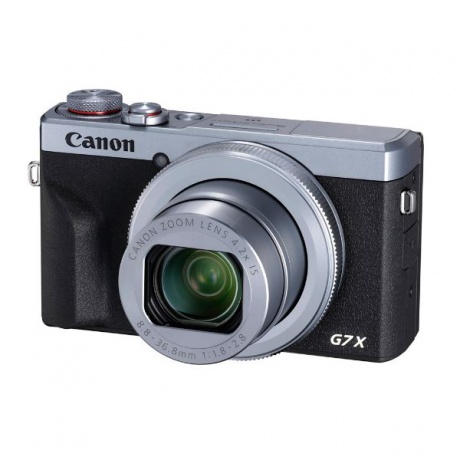Цифровой фотоаппарат Canon PowerShot G7 X Mark III Silver - фото 1