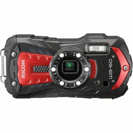 Цифровой фотоаппарат Rikoh WG-60 red/black - фото 1