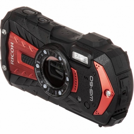 Цифровой фотоаппарат Rikoh WG-60 red/black - фото 3