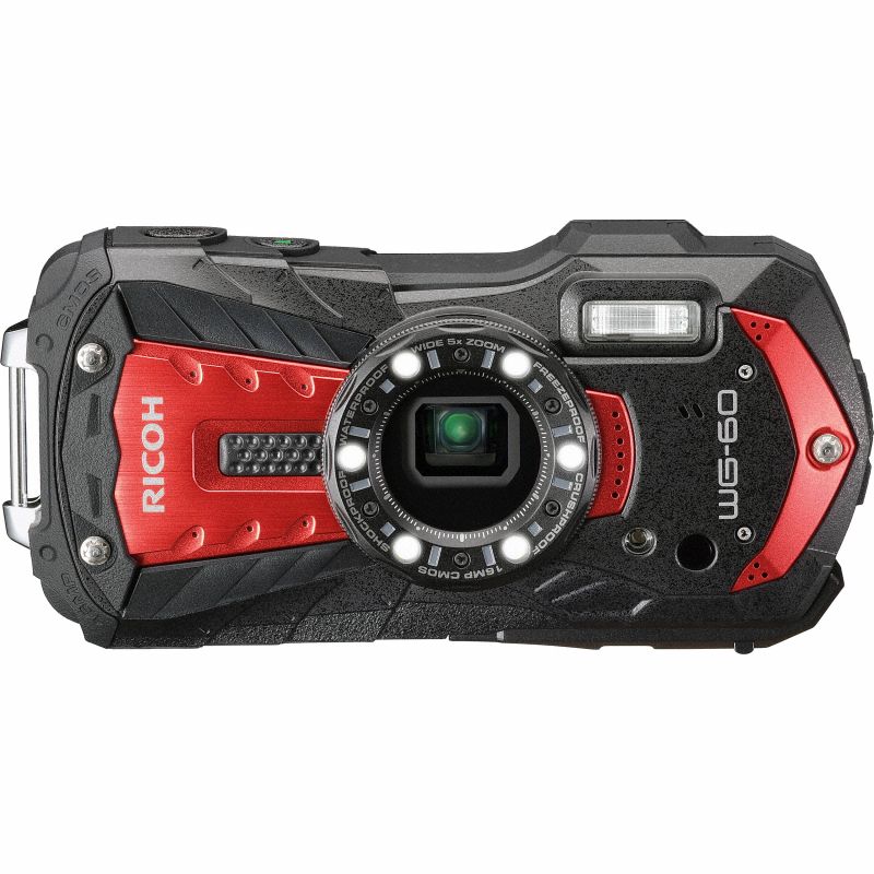 Цифровой фотоаппарат Rikoh WG-60 red/black, цвет красный/черный S0003832 - фото 1