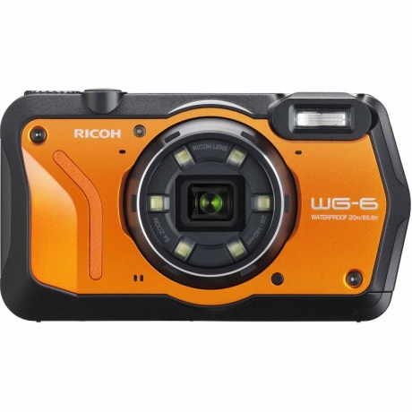 Цифровой фотоаппарат Rikoh WG-6 GPS Orange - фото 1