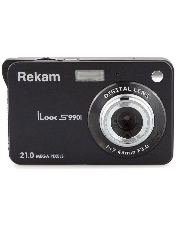 Фотоаппарат Rekam iLook S990i черный 21Mpix 3 720p SDHC/MMC CMOS IS el/Li-Ion