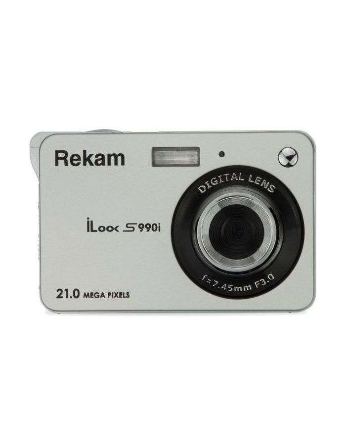 Фотоаппарат Rekam iLook S990i серебристый 21Mpix 3 720p SDHC/MMC CMOS IS el/Li-Ion хмелева а моментальные снимки