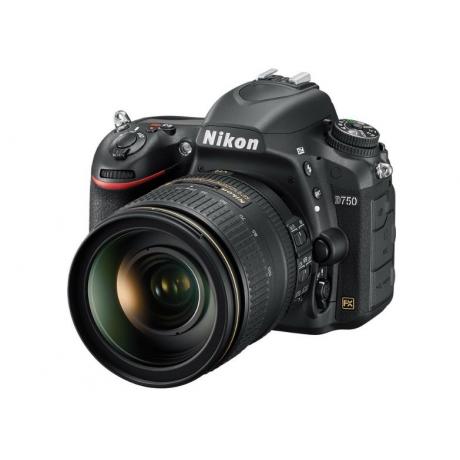 Фотоаппарат зеркальный Nikon D750 Kit 24-120mm f/4G VR, Black - фото 1