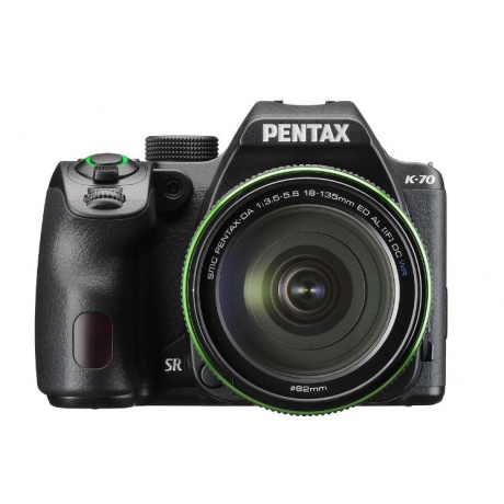 Фотоаппарат зеркальный Pentax K-70 Kit 18-135 WR black - фото 2