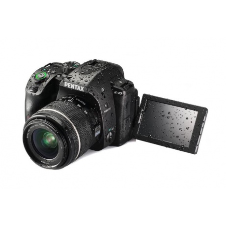 Фотоаппарат зеркальный Pentax K-70 Kit 18-50 WR black - фото 1