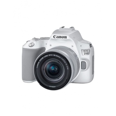 Зеркальный фотоаппарат Canon EOS 250D kit 18-55 IS STM White - фото 1