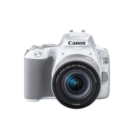 Зеркальный фотоаппарат Canon EOS 250D kit 18-55 IS STM White - фото 2