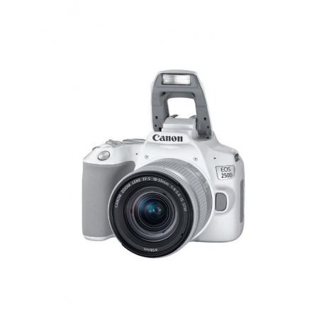 Зеркальный фотоаппарат Canon EOS 250D kit 18-55 IS STM White - фото 4