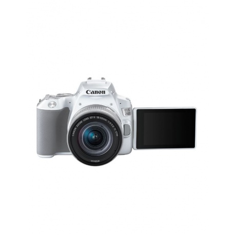 Зеркальный фотоаппарат Canon EOS 250D kit 18-55 IS STM White - фото 9