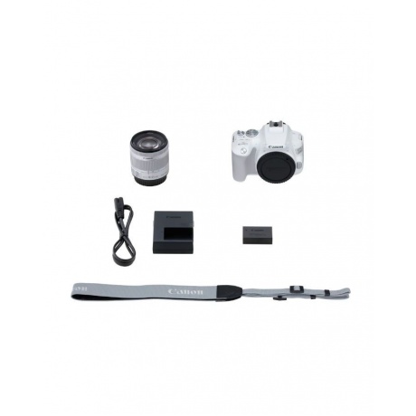 Зеркальный фотоаппарат Canon EOS 250D kit 18-55 IS STM White - фото 10