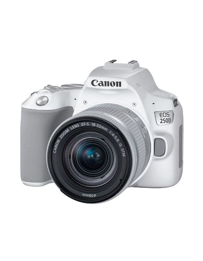 Зеркальный фотоаппарат Canon EOS 250D kit 18-55 IS STM White цифровая зеркальная камера canon eos rebel t100