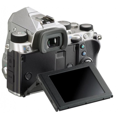 Зеркальный фотоаппарат PentaxKP body silver + 3 рукоятки - фото 6