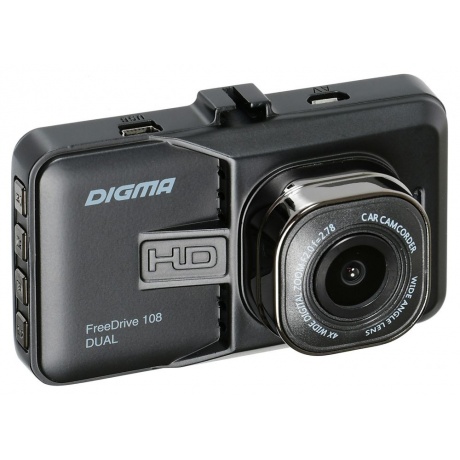 Видеорегистратор Digma FreeDrive 108 DUAL (GP2248) - фото 4