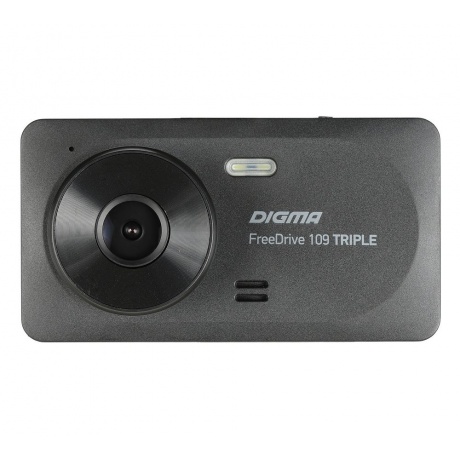 Видеорегистратор Digma FreeDrive 109 TRIPLE черный 1.3Mpix 1080x1920 1080p 150гр. JL5601 - фото 1