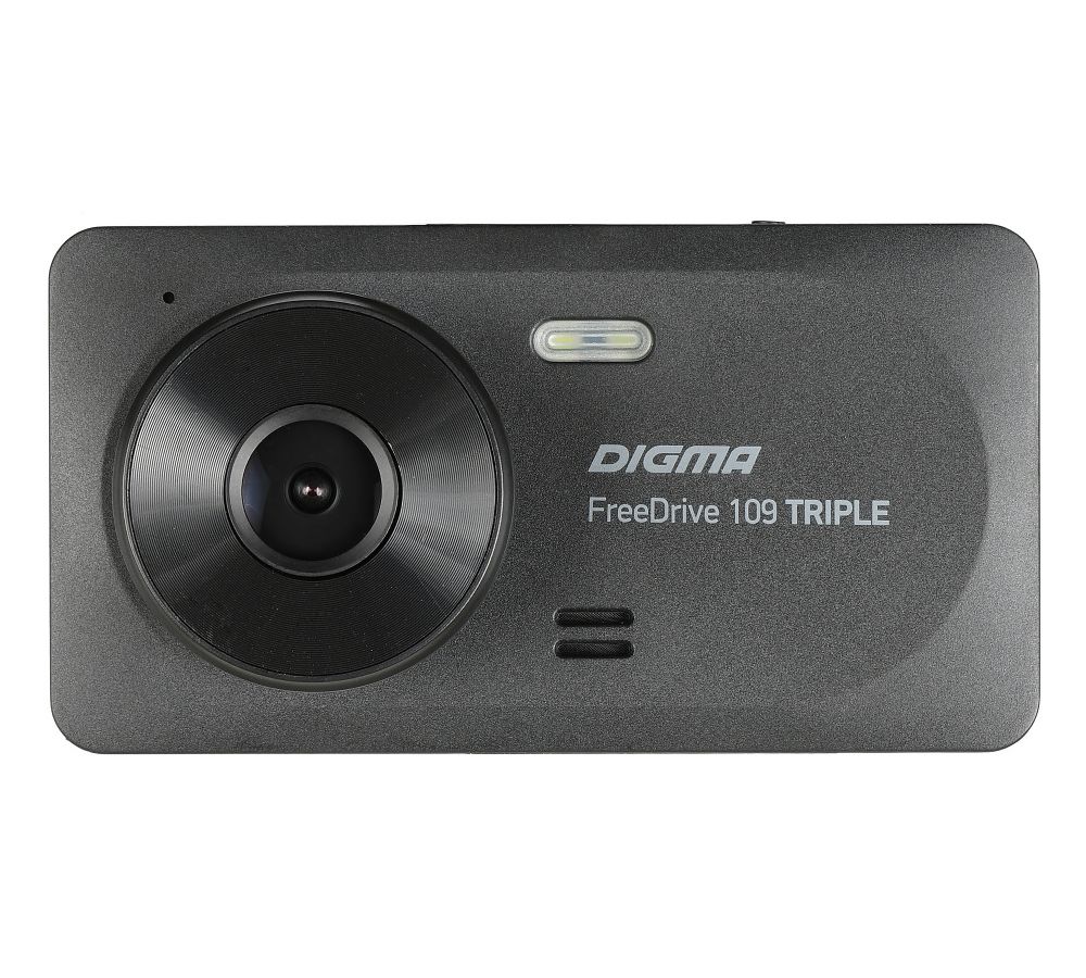 Видеорегистратор Digma FreeDrive 109 TRIPLE черный 1.3Mpix 1080x1920 1080p 150гр. JL5601 видеорегистратор автомобильный slimtec triple st46800 slimtec triple видеорегистратор