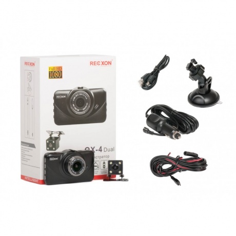 Видеорегистатор RECXON QX-4 2 камеры - фото 2