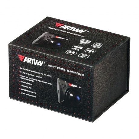 Видеорегистратор Artway AV-397 GPS Compact черный - фото 10
