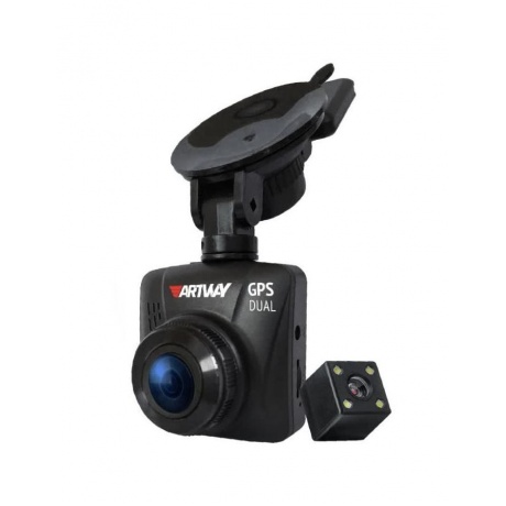 Видеорегистратор Artway AV-398 GPS Dual Compact черный - фото 3