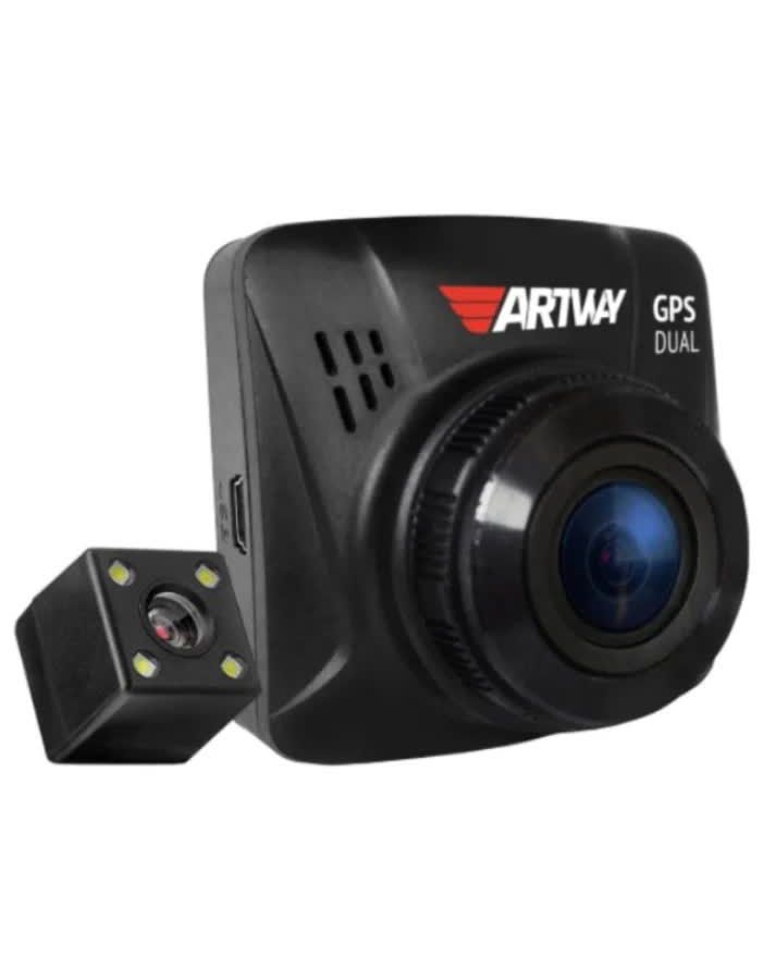 Видеорегистратор Artway AV-398 GPS Dual Compact черный видеорегистратор artway av 705 wi fi super fast gps