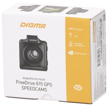 Видеорегистратор Digma FreeDrive 615 GPS Speedcams черный - фото 10