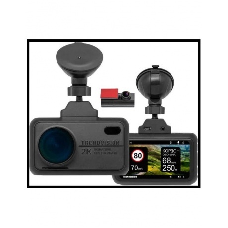 Видеорегистратор TrendVision Hybrid Signature EVO Wi 2CH - фото 1