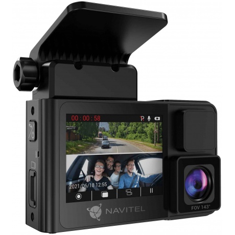Видеорегистратор Navitel RS2 DUO DVR черный - фото 3