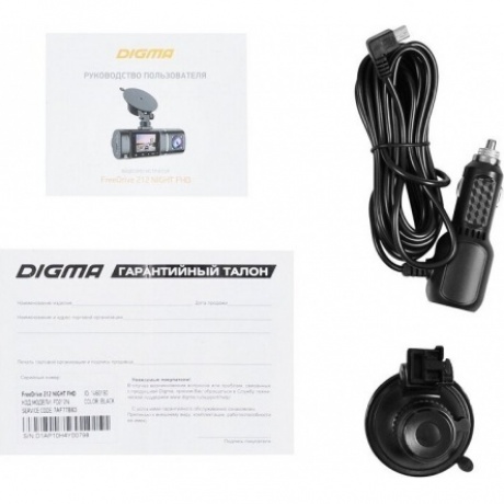Видеорегистратор Digma FreeDrive 212 NIGHT FHD черный (JL5601) - фото 9