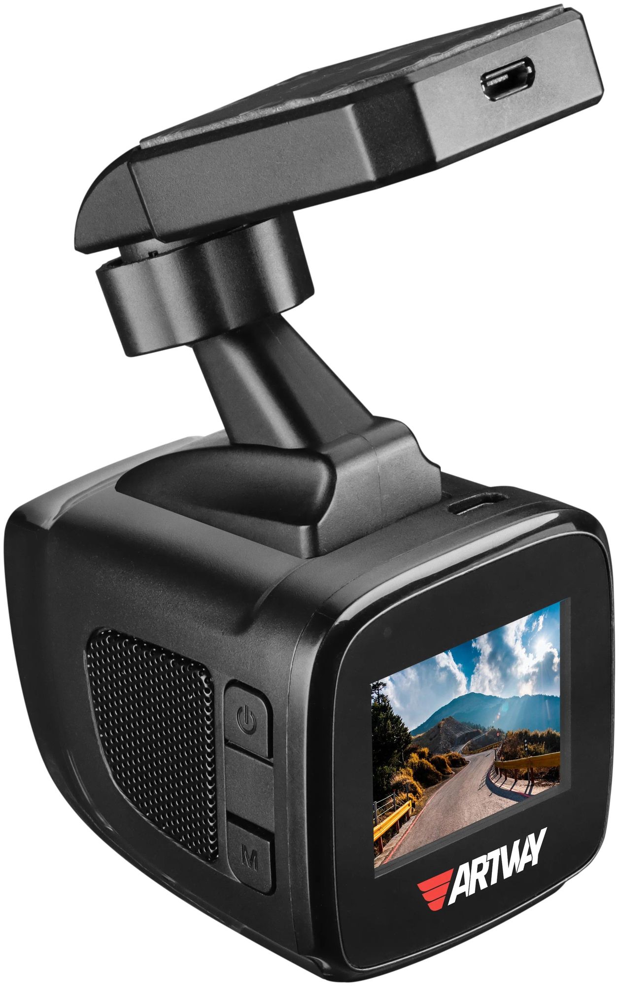 Видеорегистратор Artway AV-705 Wi-Fi Super Fast, GPS автомобильный видеорегистратор g300h 360 дюйма 1296p gps wi fi