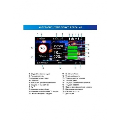 Видеорегистратор TrendVision Hybrid Signature Real 4K - фото 7