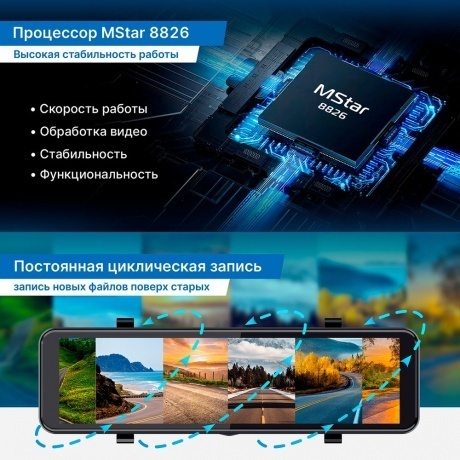 Видеорегистратор-зеркало TrendVision CarPlay Mirror - фото 8