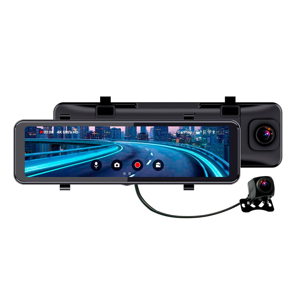 Видеорегистратор-зеркало TrendVision CarPlay Mirror carplay wireless video interface for audi a5 2014 mmi 3g backup camera decoder car play android auto module wifi