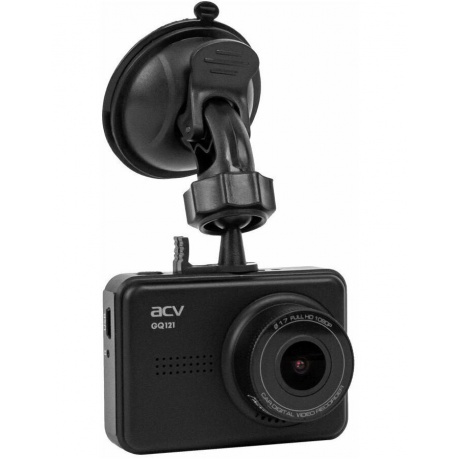 Видеорегистратор ACV GQ121 c камерой з.в.FHD/2.45&quot;/140град/G-sensor/Магнитное крепление - фото 5
