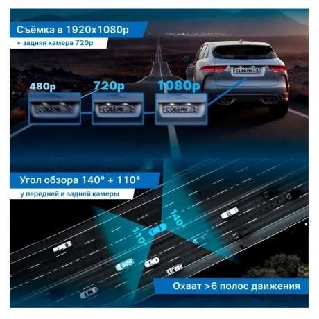 Видеорегистратор TrendVision aMirror 15 Android UNIVERSE - фото 18