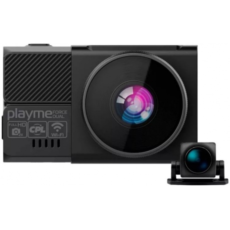 Видеорегистратор Playme Force dual черный 2Mpix 1080x1920 1080p ...