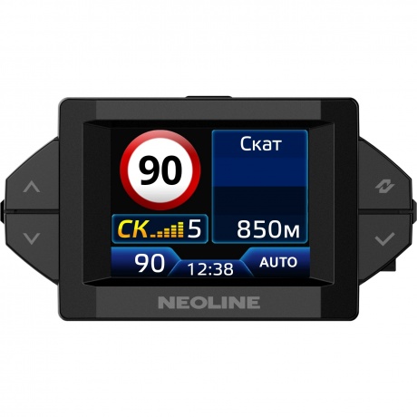 Видеорегистратор с радар-детектором Neoline X-Cop citysmart GPS ГЛОНАСС черный - фото 2