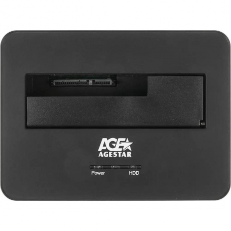 Док-станция для HDD AgeStar 3UBT7 (SILVER) 2,5" 3,5" SATAIII серебристый - фото 2