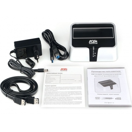 Док-станция AgeStar 3CBT2(6G) 3.5&quot;, 2.5&quot; SATA - фото 5