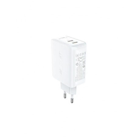 Зарядное устройство ACEFAST A29 PD50W GaN USB-C+USB-C dual port charger (EU). Цвет: белый - фото 2