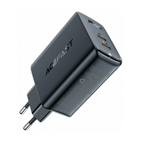 Зарядное устройство ACEFAST A29 PD50W GaN USB-C+USB-C dual port charger (EU). Цвет: черный - фото 4