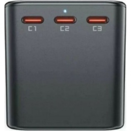 Зарядное устройство ACEFAST Z1 PD75W GaN (3*USB-C+2*USB-A) multifunctional charging adapter. Цвет: черно-серый - фото 7