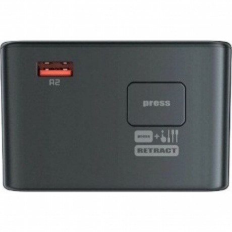 Зарядное устройство ACEFAST Z1 PD75W GaN (3*USB-C+2*USB-A) multifunctional charging adapter. Цвет: черно-серый - фото 9