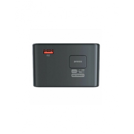 Зарядное устройство ACEFAST Z1 PD75W GaN (3*USB-C+2*USB-A) multifunctional charging adapter. Цвет: черно-серый - фото 9