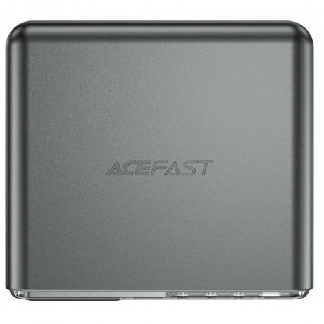Зарядное устройство ACEFAST Z4 PD218W GaN (3*USB-C+USB-A) desktop charging adapter (EU). Цвет: серый космос - фото 3