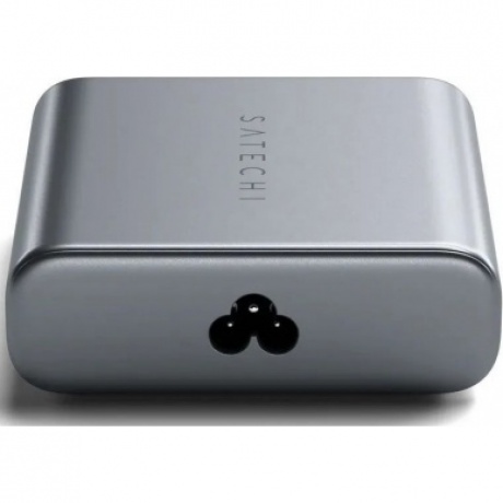 Зарядное устройство Satechi 200W USB-C 6-Port PD GaN Charger EU. Цвет: серый космос - фото 4