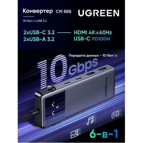 Док-станция Ugreen CM888 (35998) - фото 3