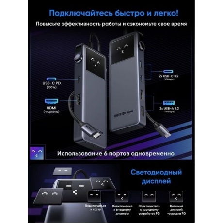 Док-станция Ugreen CM888 (35998) - фото 4